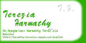 terezia harmathy business card